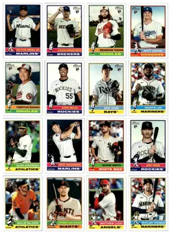 Topps Heritage High 2025 Number Rookie Lot (78 Cards) 2025 RCs - Image 3