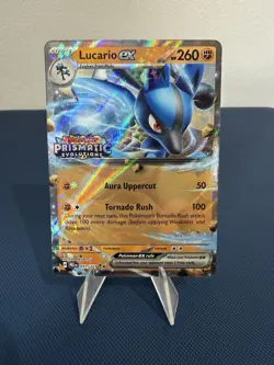 Lucario ex (Prismatic Evolutions Stamp) 051/131 Miscellaneous Cards &... - Image 1