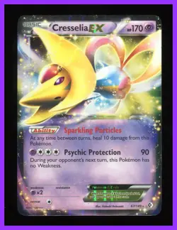 Cresselia EX - 67/149 - Boundaries Crossed - Ultra Rare Holo - Pokemon Card - Image 1