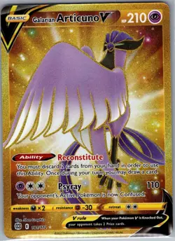 Galarian Articuno V (Secret) 181/172 SWSH09: Brilliant Stars - Pokemon Card - NM - Image 1