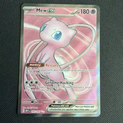 Pokemon Mew EX TCG Full Art Ultra Rare Holo Card 193/165 Scarlet & Violet 151 - Image 2