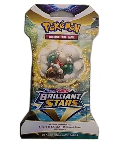 Pokemon TCG: Sword & Shield-Brilliant Stars Sleeved Booster Pack (10 Cards) - Image 1