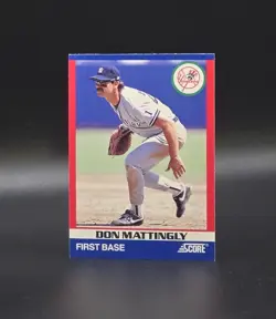 1991 Score Top 100 Superstars DON MATTINGLY Card #23 New York Yankees Baseball - Image 1
