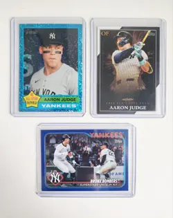 Topps Aaron Judge Juan Soto New York Yankees 2024 Veteran Combos 3 Card Lot! - Image 1