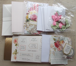 Mixed Lot Anna Griffin Card Making Supplies Bases Envelopes Layers Die-Cuts Bows - Image 1