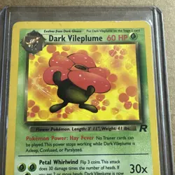 Pokemon Dark Vileplume TCG Team Rocket Card 30/82 Regular Rare Non-Holo HP - Image 2