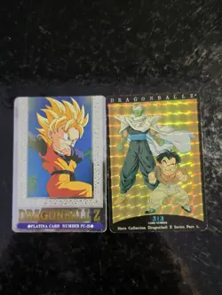 2 Card Lot, 1995 Dragon Ball Z Lot - Image 1