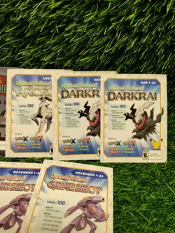 8 MYTHICAL MARSHADOW Pokemon Sun and Moon Event Code Cards EXPIRED Nintendo 3DS - Image 3