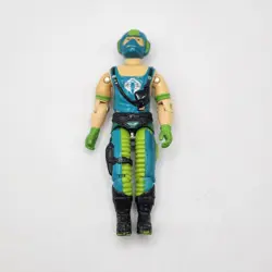 1984 ARAH G.I. Joe Copperhead Water Moccasin Pilot Cobra w/ Card READ - Image 3
