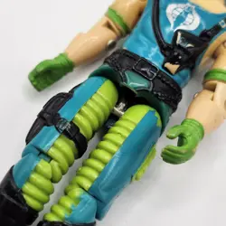 1984 ARAH G.I. Joe Copperhead Water Moccasin Pilot Cobra w/ Card READ - Image 4