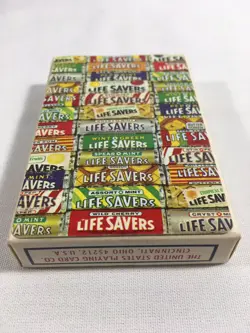 New Sealed Vtg - Life Savers Playing Cards - Complete Deck - NOS - Image 2