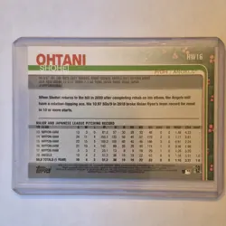 Topps 2019 Holiday #HW16 Shohei Ohtani Los Angeles Angels Rookie Cup MLB Card - Image 2