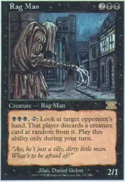 Rag Man ~ Near Mint 6th Edition Sixth MTG Magic UltimateMTG Black Card - Image 1
