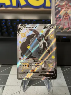 Dubwool V SV120/SV122 Shiny Full Art - Shining Fates Pokemon TCG - NM - Image 1