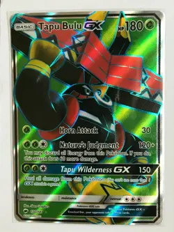 Tapu Bulu GX 130/147 FULL ART ULTRA RARE SM Burning Shadows Pokemon HOLO NM 2017 - Image 1