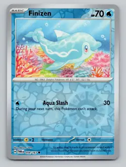 Reverse Holo Finizen 059/167 Common Twilight Masquerade Pokemon - Image 1