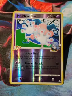 Mr. Mime 28/111 Rising Rivals Reverse Holo Pokemon TCG Card -M1 - Image 1