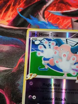 Mr. Mime 28/111 Rising Rivals Reverse Holo Pokemon TCG Card -M1 - Image 3