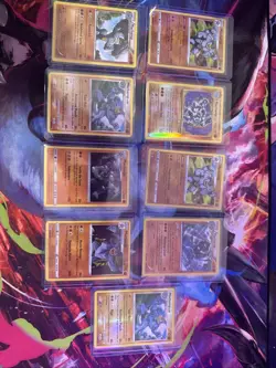 Pokemon TCG Machamp Card Lot Of 9 HP-NM, See Conditions In Photos - Image 1