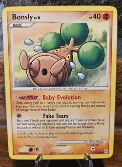 Bonsly 71/130 - Diamond and Pearl (MP) - Pokemon TCG - Image 1