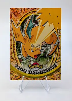 Topps Pokemon Blue Logo Non-Holo: Dragonite #149 - LP - Image 1