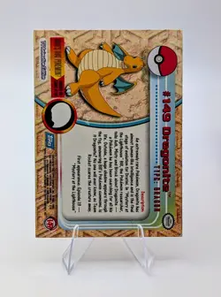 Topps Pokemon Blue Logo Non-Holo: Dragonite #149 - LP - Image 2