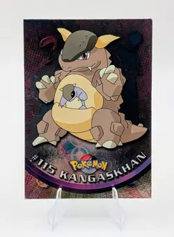 2000 Topps Pokemon Blue Logo: Kangaskhan Foil #115 - LP - Image 1