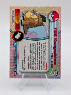 2000 Topps Pokemon Blue Logo: Kangaskhan Foil #115 - LP - Image 2