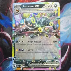 Pokemon TCG Umbreon EX 60/131 Double Rare Prismatic Evolutions PSA 10 Contender - Image 1