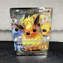 Pokemon - Flareon EX (Full Art) RC28/32 Generations: Radiant Collection Holo - Image 1