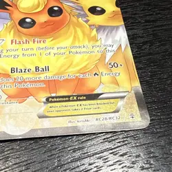 Pokemon - Flareon EX (Full Art) RC28/32 Generations: Radiant Collection Holo - Image 4