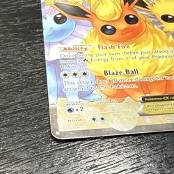Pokemon - Flareon EX (Full Art) RC28/32 Generations: Radiant Collection Holo - Image 5