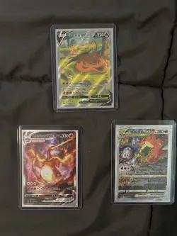 Nintendo Pokemon TCG Charizard V/VMAX/VSTAR Holo Full Art Lot 3 (2020) - Image 1