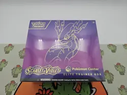 Scarlet and Violet Base Set Pokemon Center Exclusive ETB Miraidon Art SEALED - Image 1