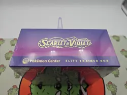Scarlet and Violet Base Set Pokemon Center Exclusive ETB Miraidon Art SEALED - Image 3