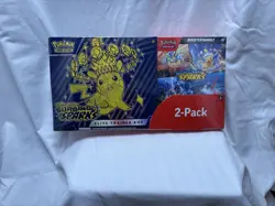 NEW 2-PACK Pokemon TCG Scarlet & Violet Surging Sparks | BOOSTER BUNDLE (Sealed) - Image 1