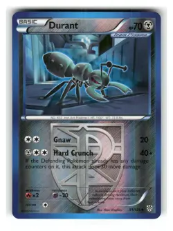 Durant 91/135 Uncommon Plasma Storm Pokemon Reverse Holo Lightly Played - Image 1