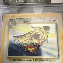 Pokemon TCG Pidgeot Jungle Error Holo Rare 8/64 PCG 8.5 - Image 3