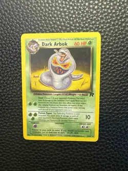 Dark Arbok - 19/82 Pokemon Team Rocket Vintage Wotc LP - Image 1