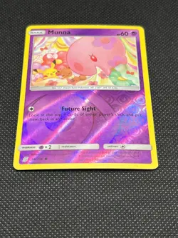 Pokemon Tcg Munna 88/236 Sun & Moon Unified Minds Reverse Holo - Image 2