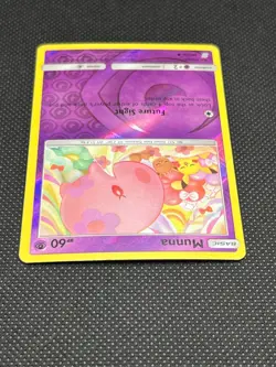 Pokemon Tcg Munna 88/236 Sun & Moon Unified Minds Reverse Holo - Image 3