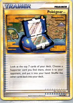 Pokemon TCG Pokegear 30 96/123 HeartGold SoulSilver NM - Image 1