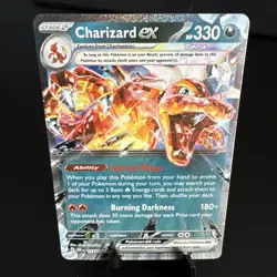 Charizard EX 125/197 Holo Double Rare Obsidian Flames Pokemon NM - Image 1