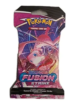 Pokemon TCG Sword & Shield Fusion Strike Sleeved Booster Pack 820650809170 - Image 1