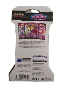 Pokemon TCG Sword & Shield Fusion Strike Sleeved Booster Pack 820650809170 - Image 2