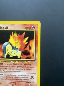 Pokemon Cyndaquil 1st Edition Neo Genesis 56/111 Common 40 HP Regular English 2… - Image 2