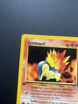 Pokemon Cyndaquil 1st Edition Neo Genesis 56/111 Common 40 HP Regular English 2… - Image 5