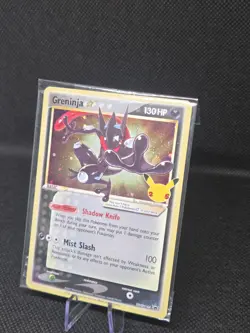 Pokemon TCG Greninja Gold Star SWSH144 - Celebrations Black Star Promo - Sealed - Image 4