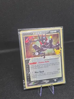 Pokemon TCG Greninja Gold Star SWSH144 - Celebrations Black Star Promo - Sealed - Image 5
