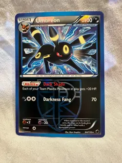 Umbreon Team Plasma 64/116 Plasma Freeze Reverse Holo - Image 1